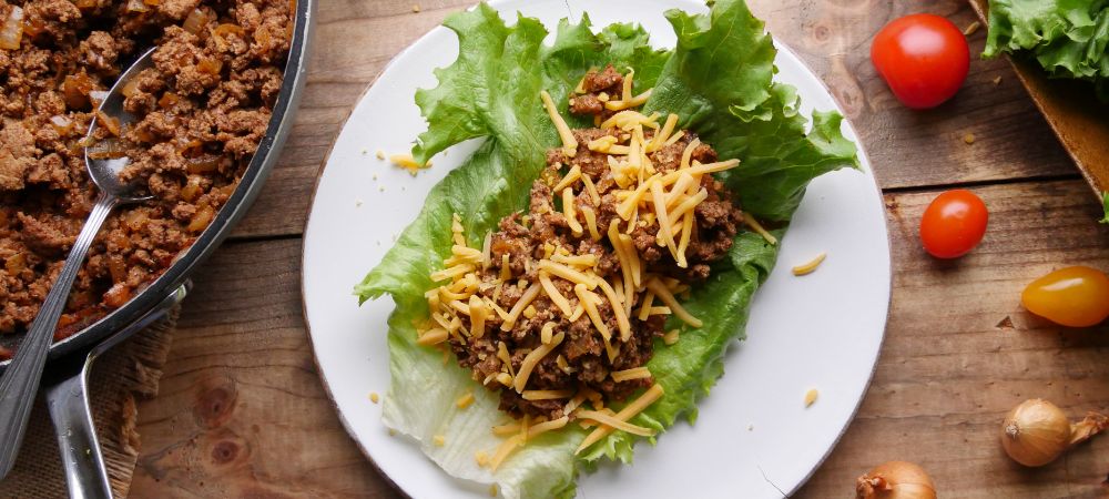 Low-carb Turkey Taco Lettuce Wraps Recipe and Video