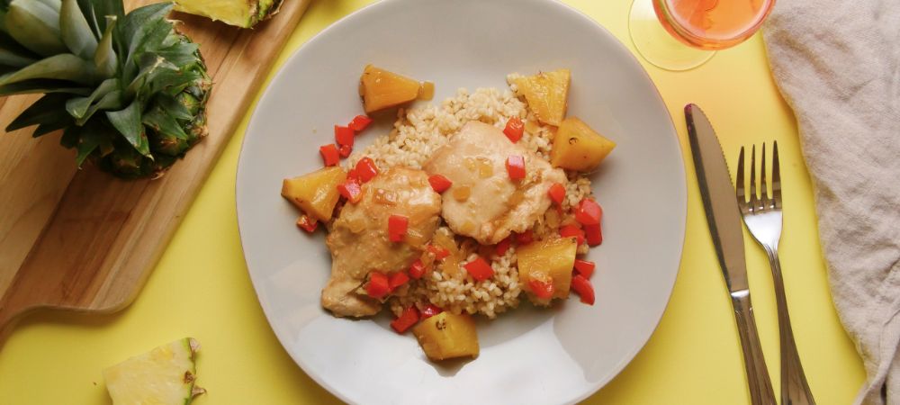 This Slow-cooker Hawaiian Chicken Recipe Takes Just 10 Mins To Prep Recipe and Video