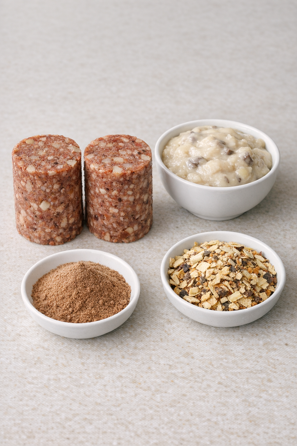 Main ingredients for slow cooker beef recipe