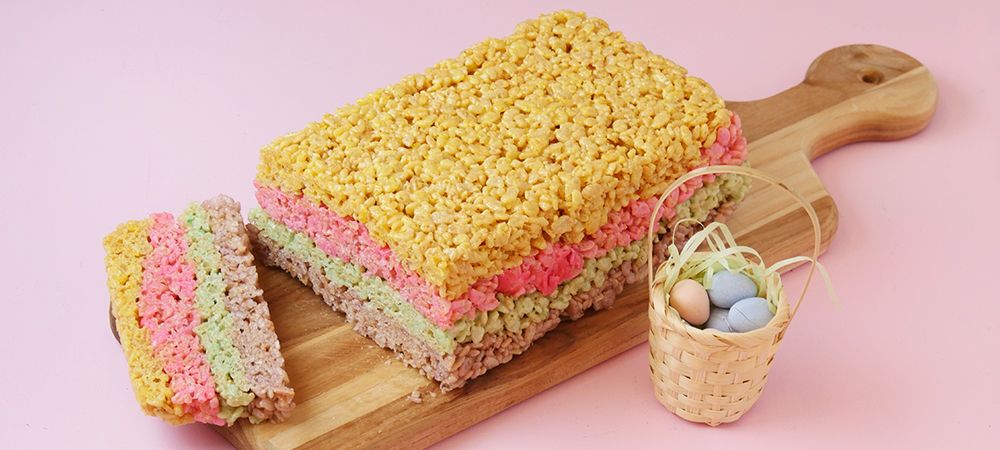 Pack Rice Krispies Into Loaf Pan. This Treat Couldn't Look Cooler Recipe and Video