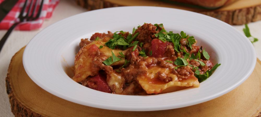 Cheesy Ravioli Casserole Recipe and Video