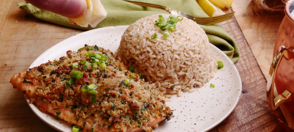 Crispy Garlic Parmesan Salmon — A Unique Take On A Familiar Fish Recipe and Video