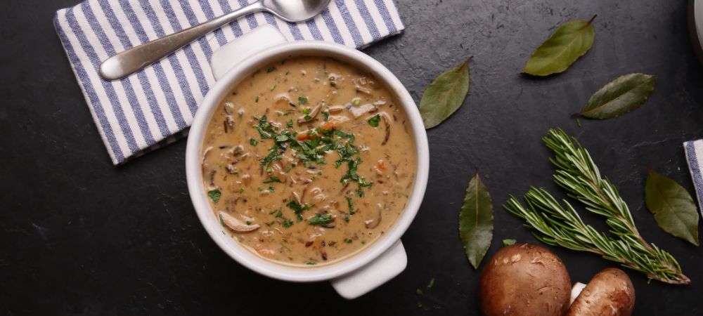 This Hearty Wild Rice And Mushroom Soup Is Perfect For A Winter Lunch Recipe and Video