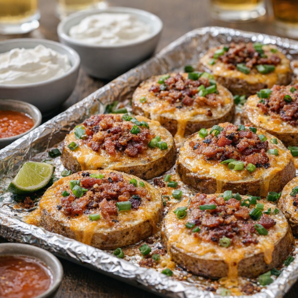 Irish nachos served casually for a potluck