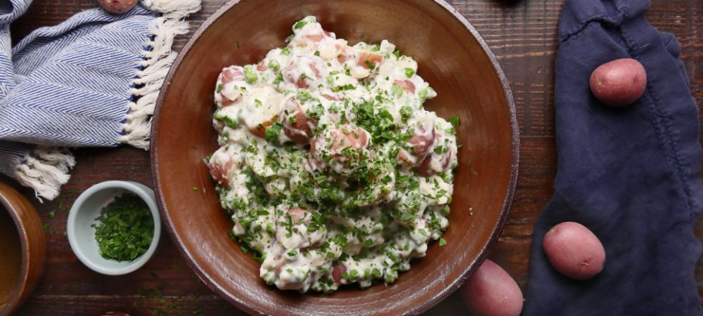 Need A New Veggie Side Dish? Try This Creamy Spin On Green Peas And Potatoes  Recipe and Video