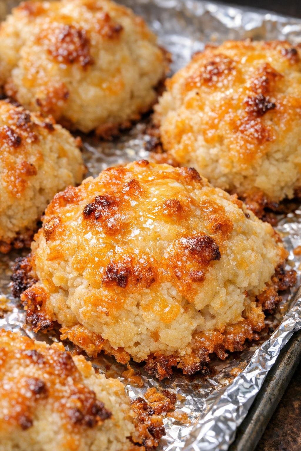 Southern 3-ingredient cheesy biscuit drops fresh from the oven
