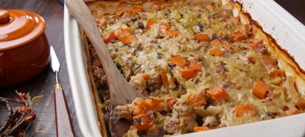 Festive Fall Casserole With Turkey And Cabbage Is The Perfect Comfort Food Recipe and Video