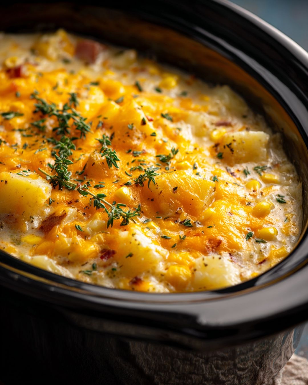 Winter Chowder Winter Chowder: Just 5 ingredients. Corn and potatoes make this thick ...