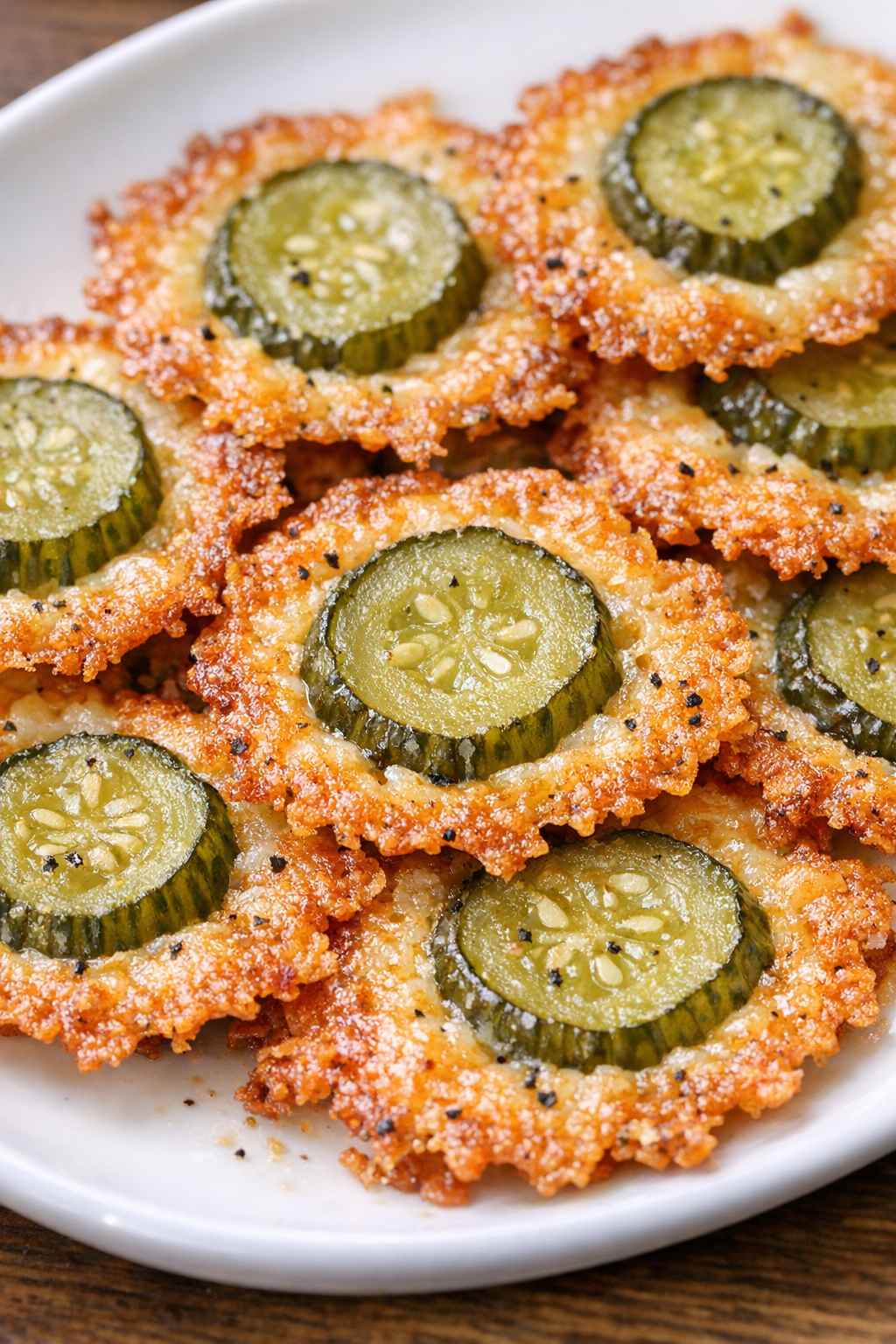 Finished cheddar pickle crisps