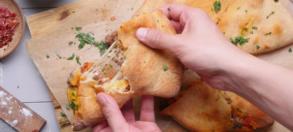 Why Choose Between Burgers And Pizza? Try This Bacon Cheeseburger Roll-up Instead Recipe and Video