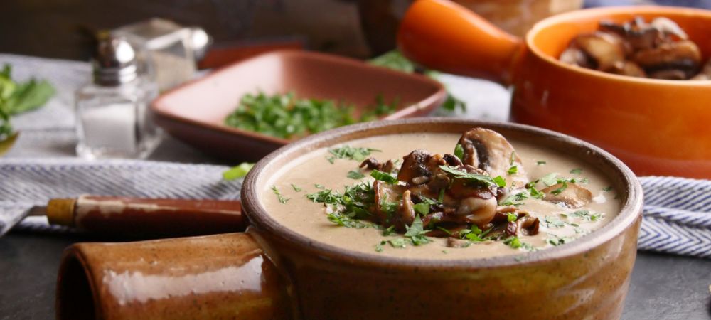 Thick And Velvety Mushroom Soup In Less Than An Hour Recipe and Video