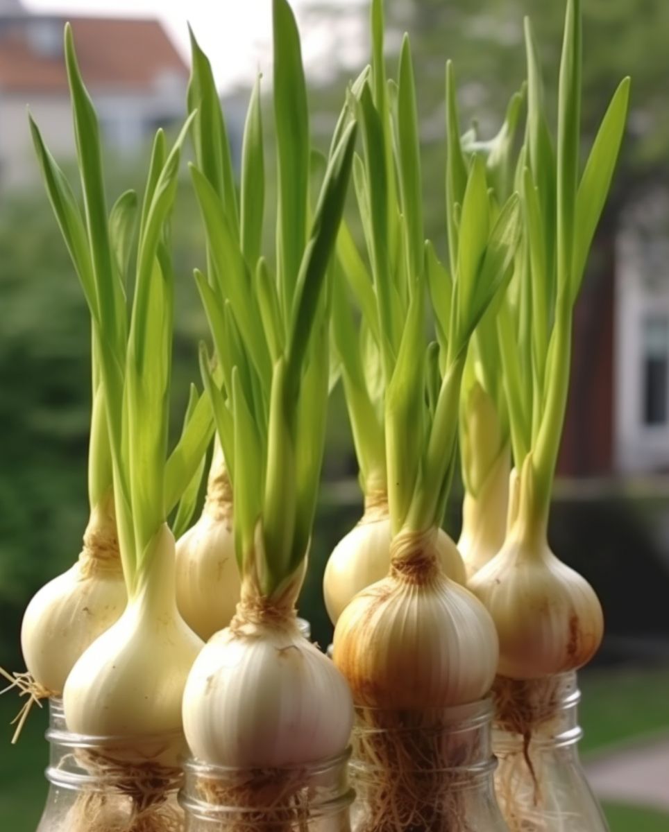 Don't toss out your garlic scraps. Grow them into fresh garlic with