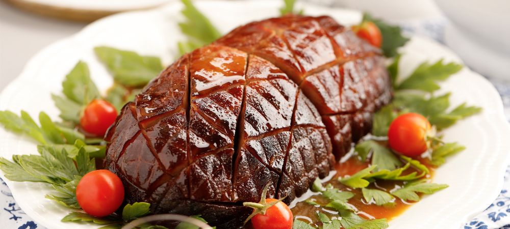 Score Ham & Place In Slow Cooker. The Sauce On This Dish Is Pure Deliciousness Recipe and Video