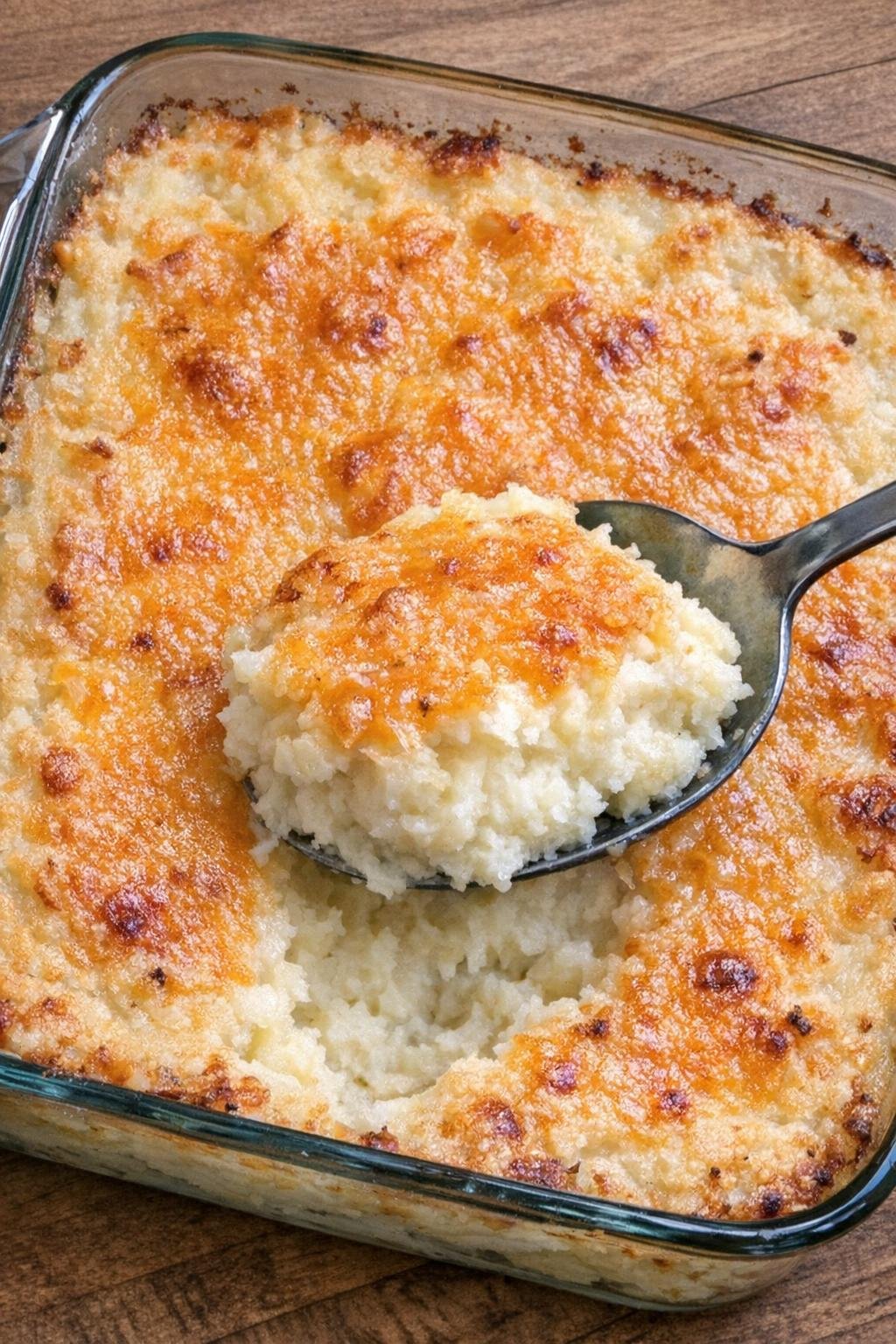 Finished mashed potato casserole