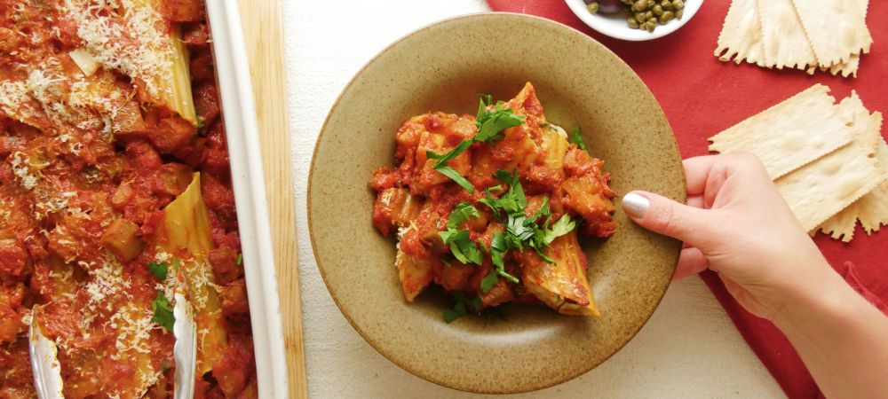 This Gourmet Eggplant Manicotti Is Quicker Than Takeout! Recipe and Video