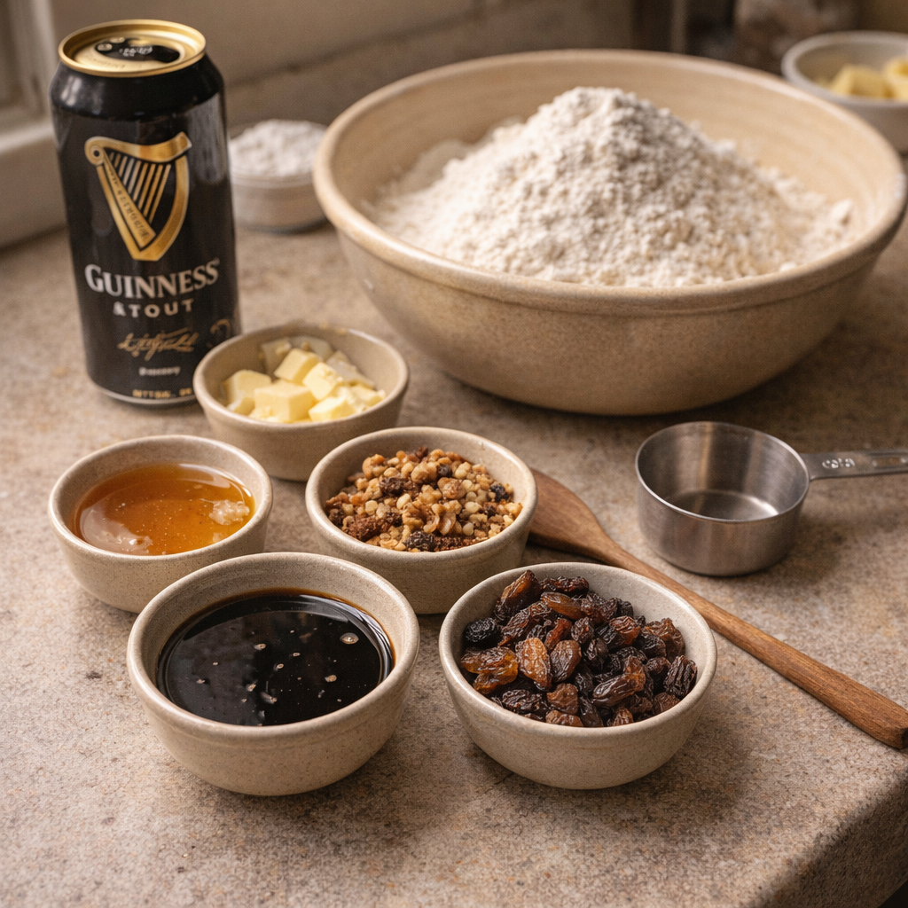 Measured add-ins for customizing stout soda bread