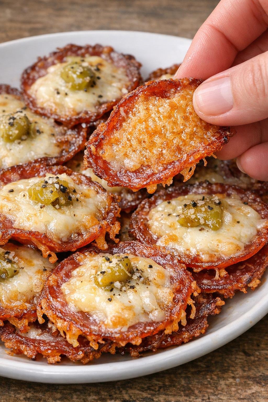 Finished salami Bradford crisps