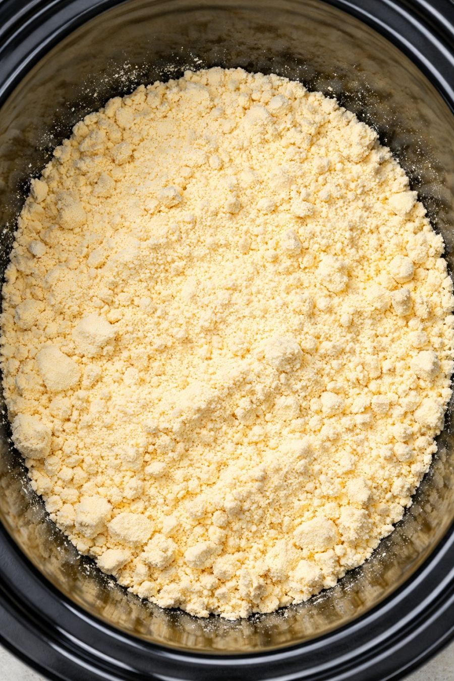 Pour dry yellow cake mix powder in the slow cooker and 2 simple ...