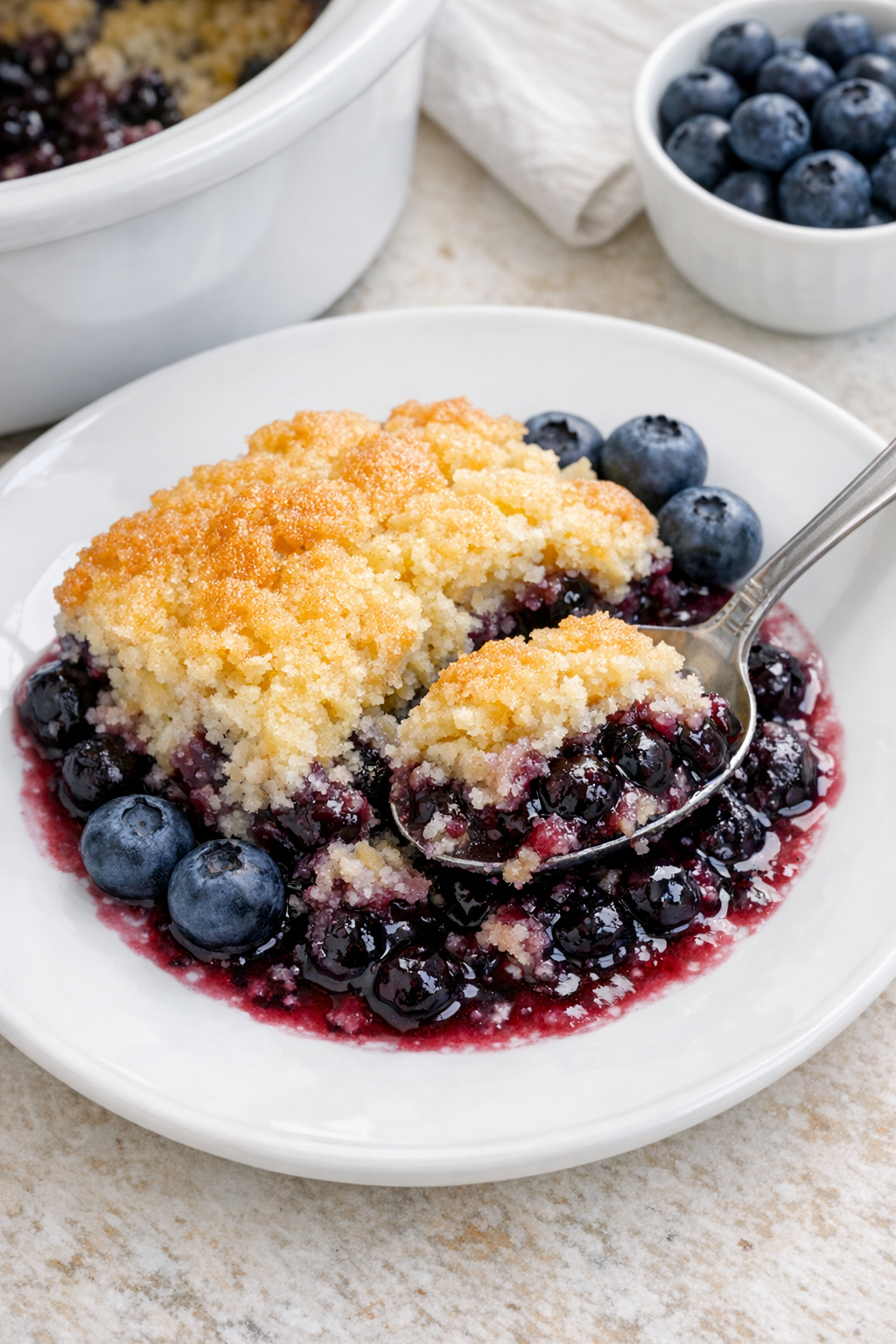 Finished blueberry boy bait in a slow cooker