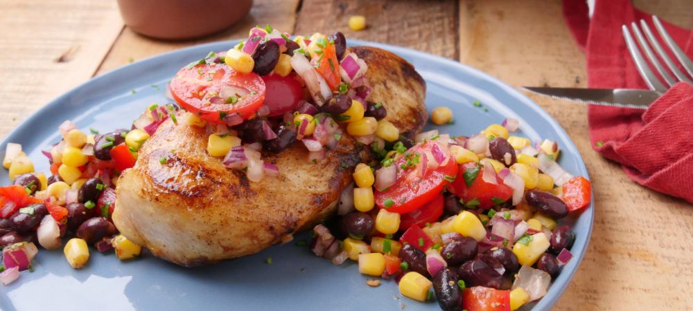 Southern Black Bean Succotash Recipe and Video