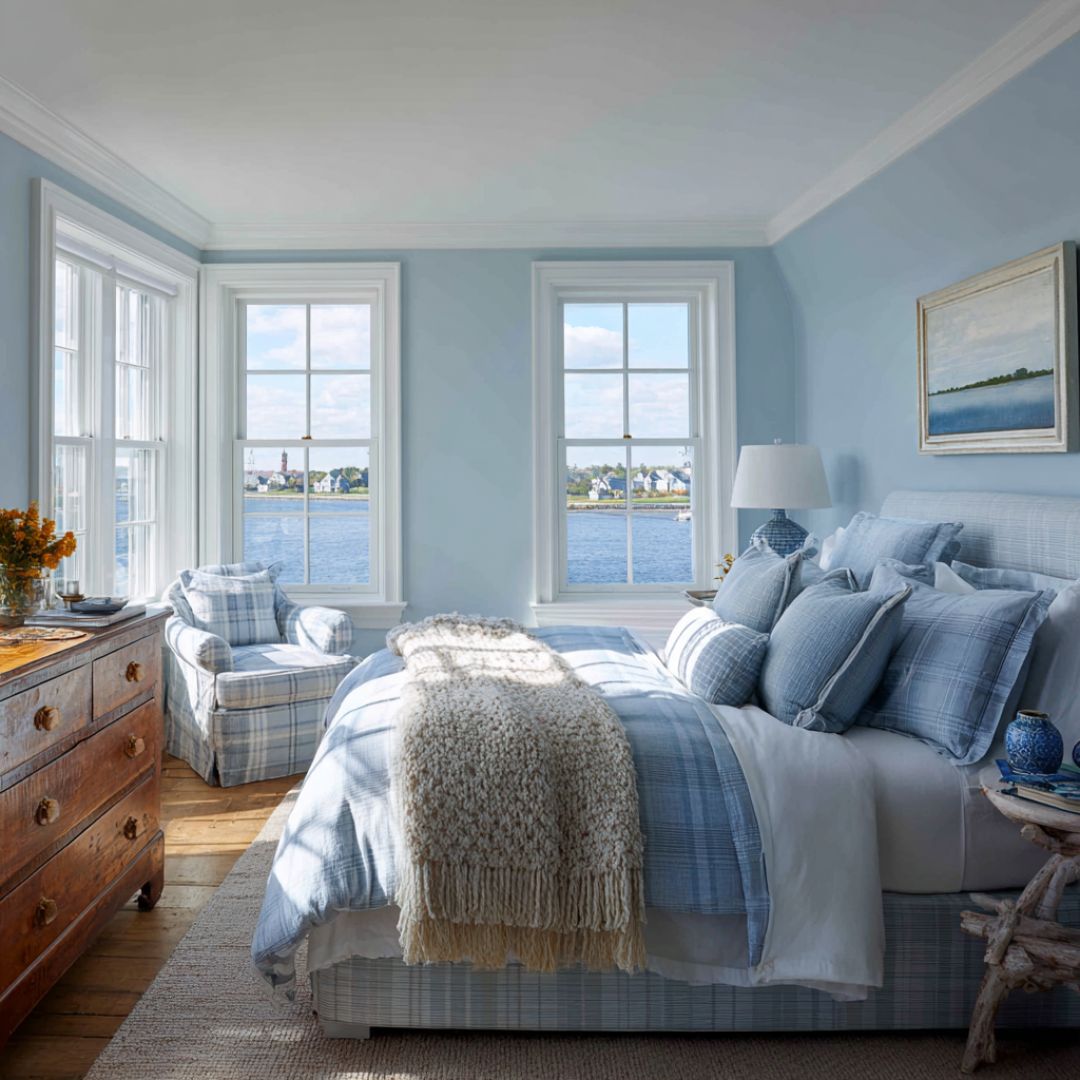 Come inside this coastal blue cottage with wraparound porch. The ...