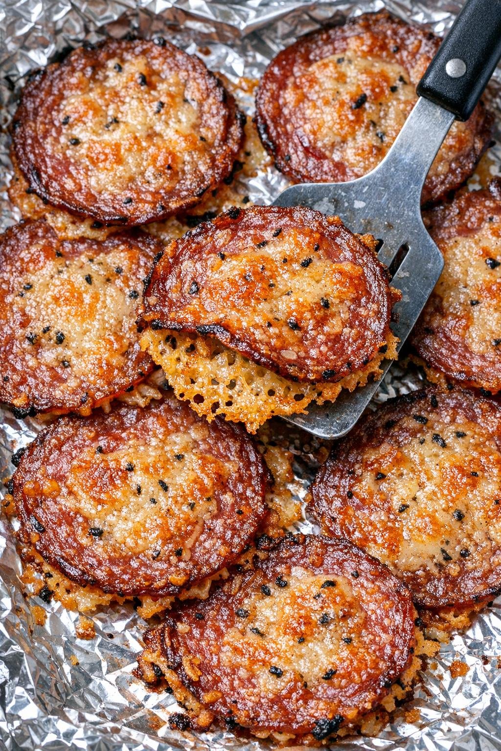 Finished salami Fairfield crisps
