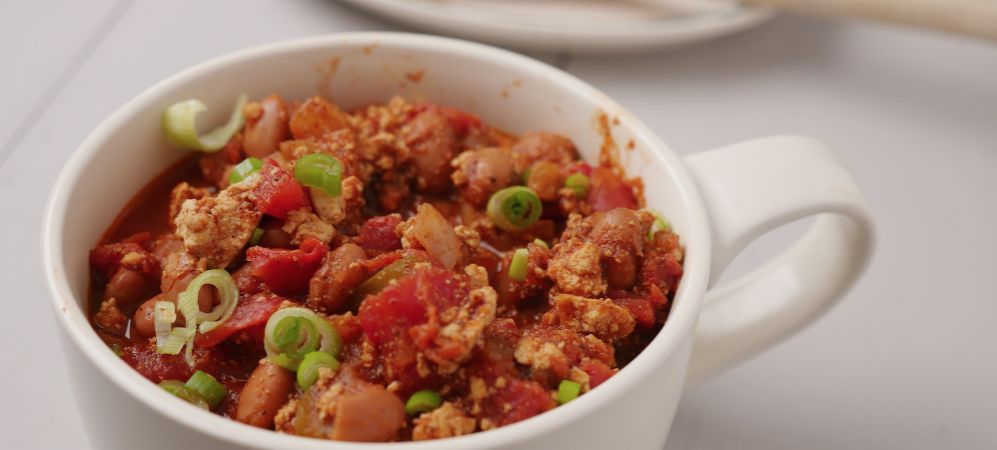 Vegetarian Tofu Chili Recipe and Video