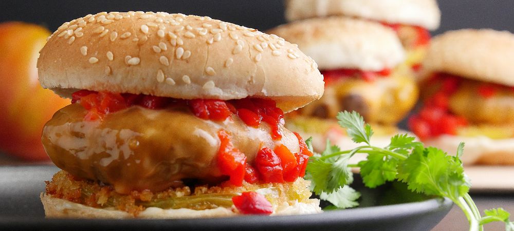 Fried Green Tomato Burgers Recipe and Video