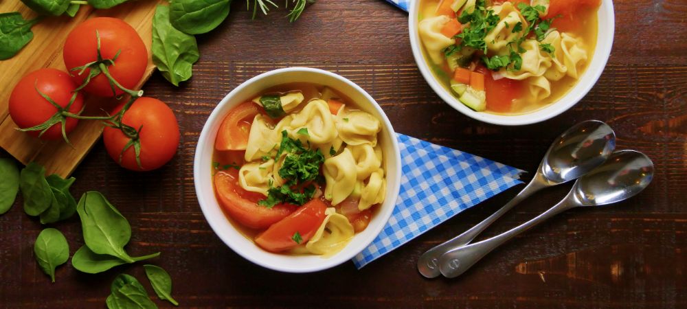 Vegetarian Tortellini Soup Recipe and Video