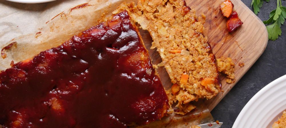 Vegetarian Chickpea Meatloaf Recipe and Video