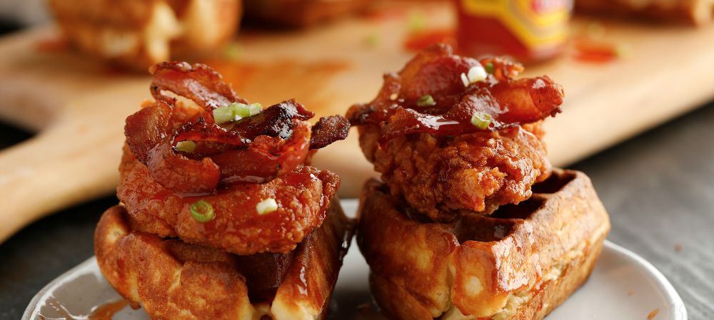 Southern Chicken And Waffle Sliders Recipe and Video