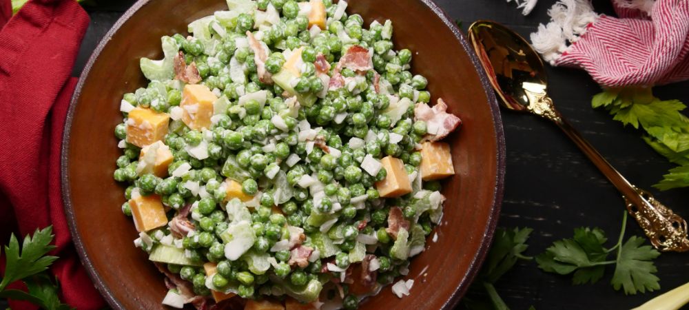 This Bacon Pea Salad Will Convert Even The Pea-haters Recipe and Video