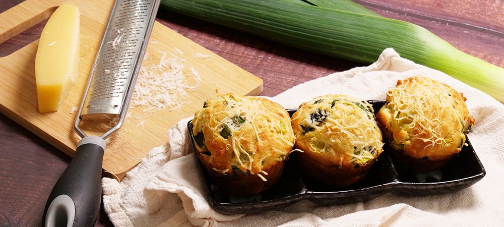 Leek And Parmesan Muffins Are The Perfect Sweet But Savory Gesture Recipe and Video