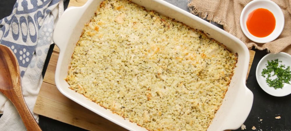 This Low-carb Pesto Rice Casserole Is So Delicious And Kid-friendly Recipe and Video