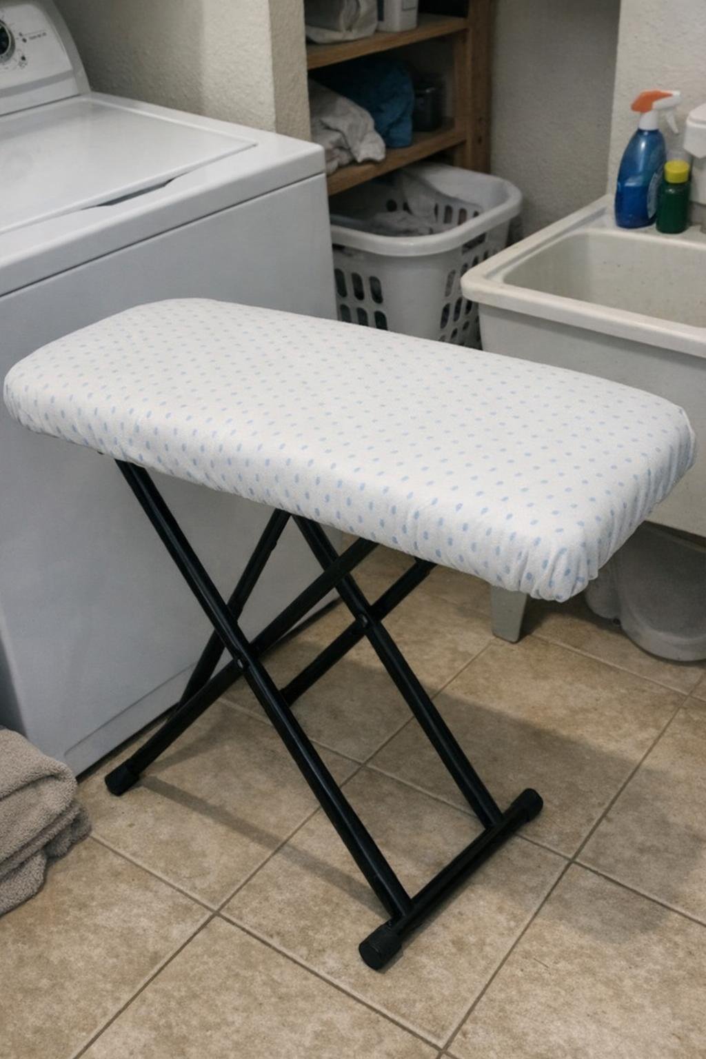 Padded TV tray ironing board