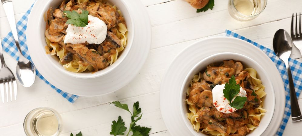 Mushroom Stroganoff Recipe and Video