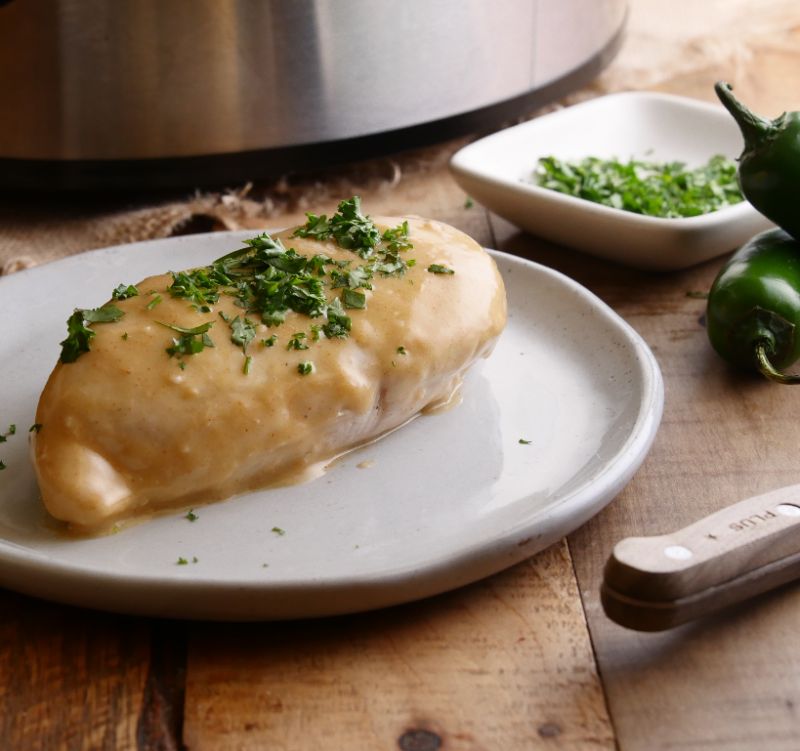 Submerge Chicken Into Canned Soup Mixture For Possibly The Easiest Meal Ever You will see many chickens! slow cooker chicken gravy