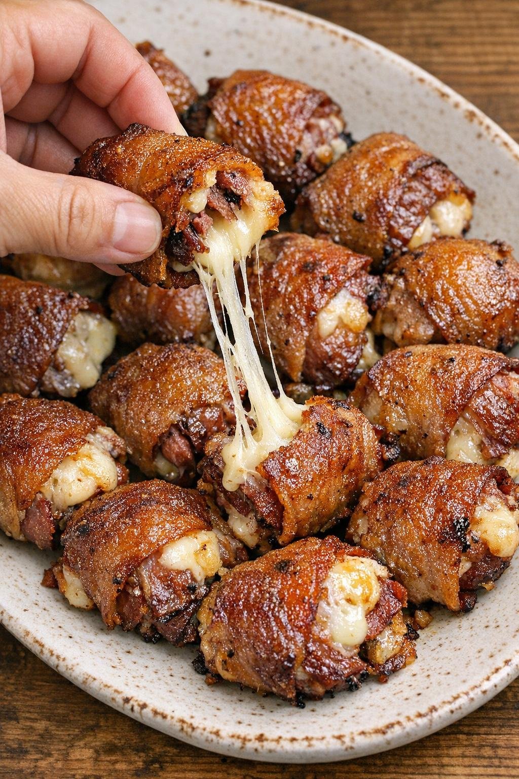Finished pastrami Lexington bombs with melted provolone
