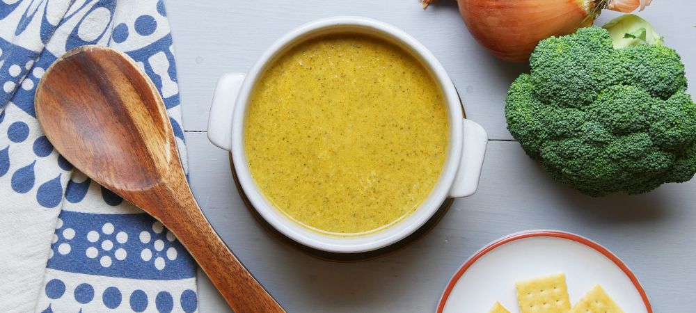 Low-carb Broccoli And Cheddar Soup Recipe and Video