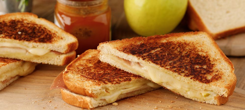 Prosciutto, Apple And Gruyere Grilled Cheese  Recipe and Video