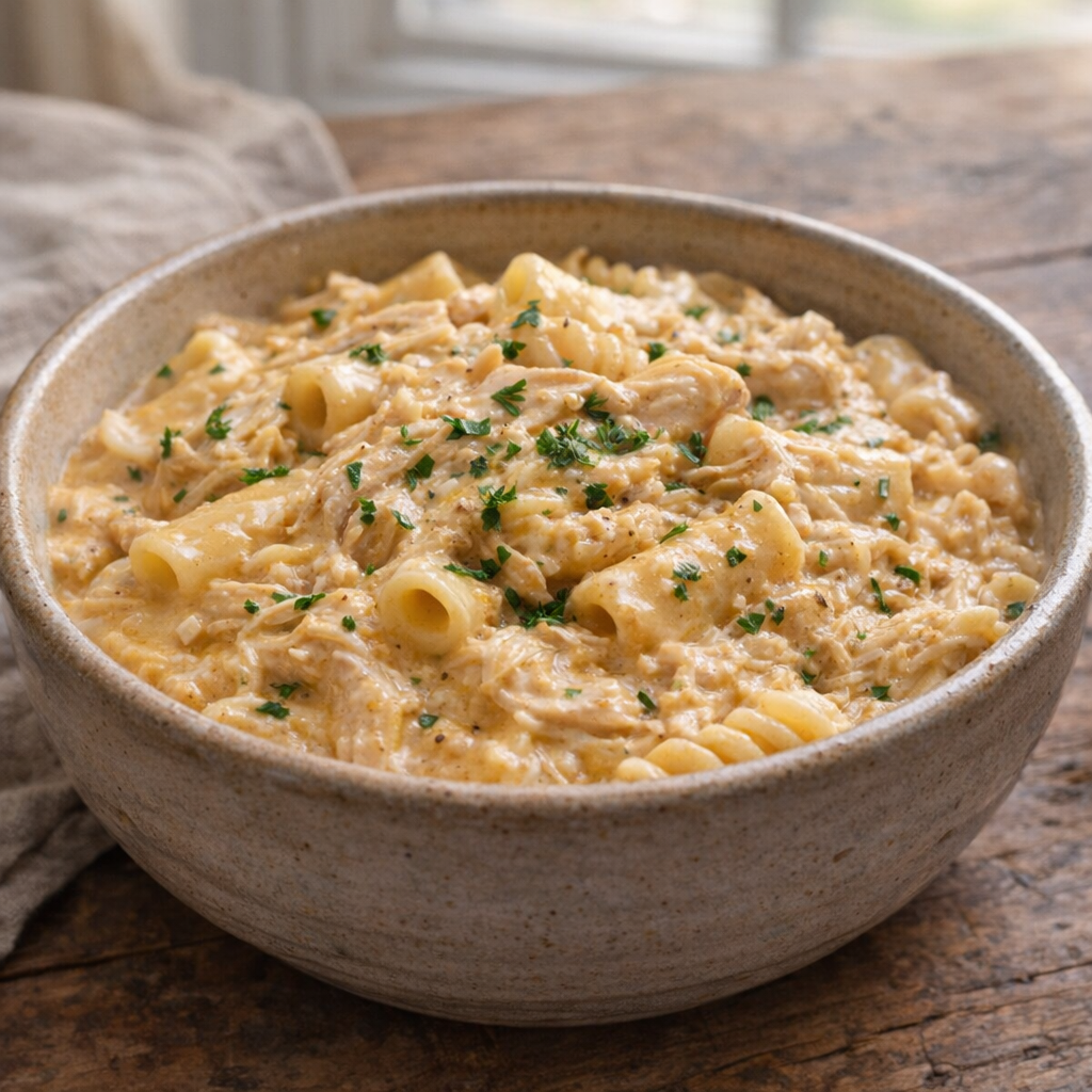 Creamy variation of honey butter chicken pasta