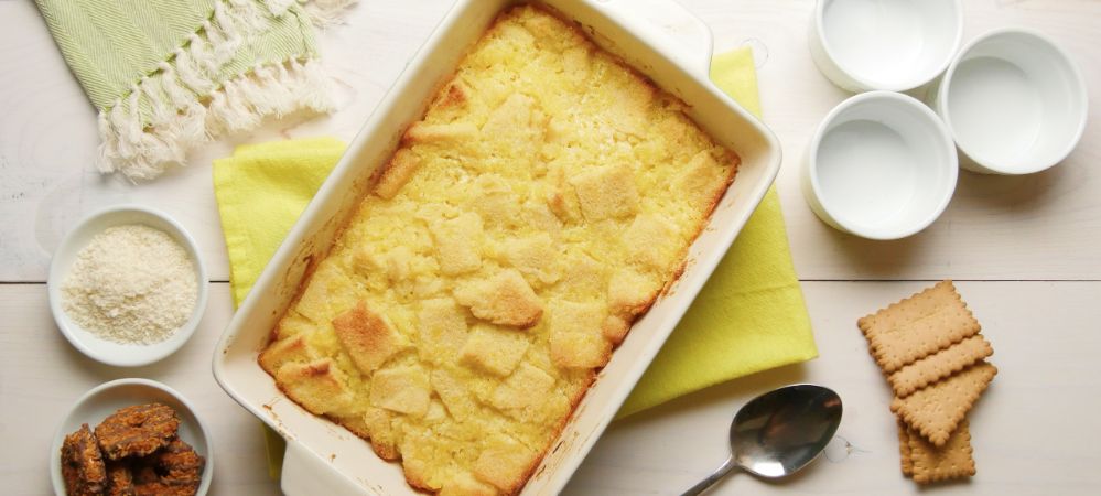 White Bread And Crushed Pineapple Come Together In The Most Delightful Casserole Recipe and Video