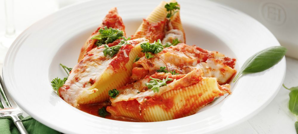 Vegetarian Stuffed Pasta Shells Recipe and Video