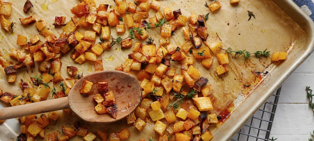 Low-carb Baked Rutabaga With Maple And Thyme  Recipe and Video
