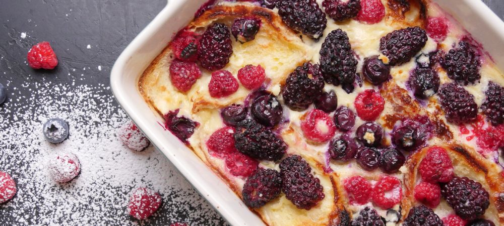Breakfast Just Got A Lot More Decadent Thanks To This Berry Croissant Puff Bake Recipe and Video