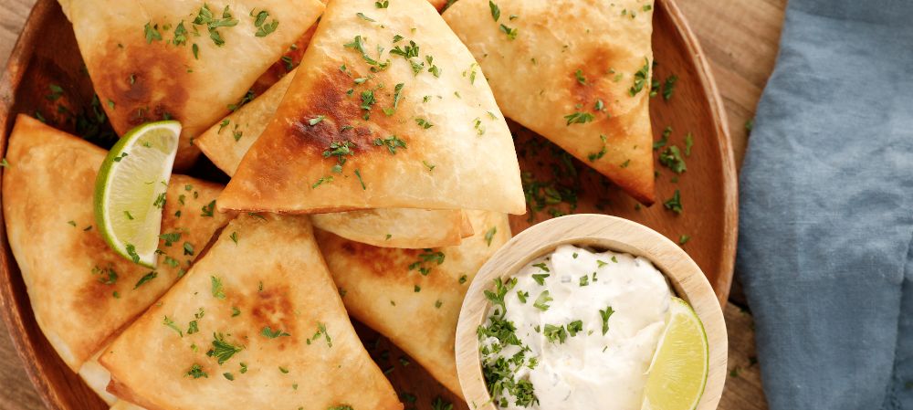 Vegetarian Potato And Pea Samosa  Recipe and Video