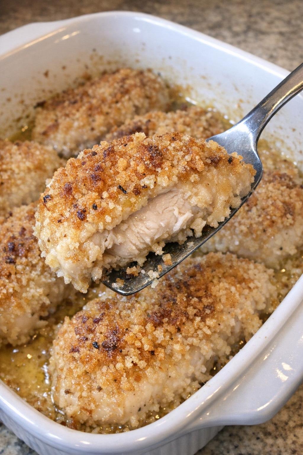 Golden baked chicken imperial