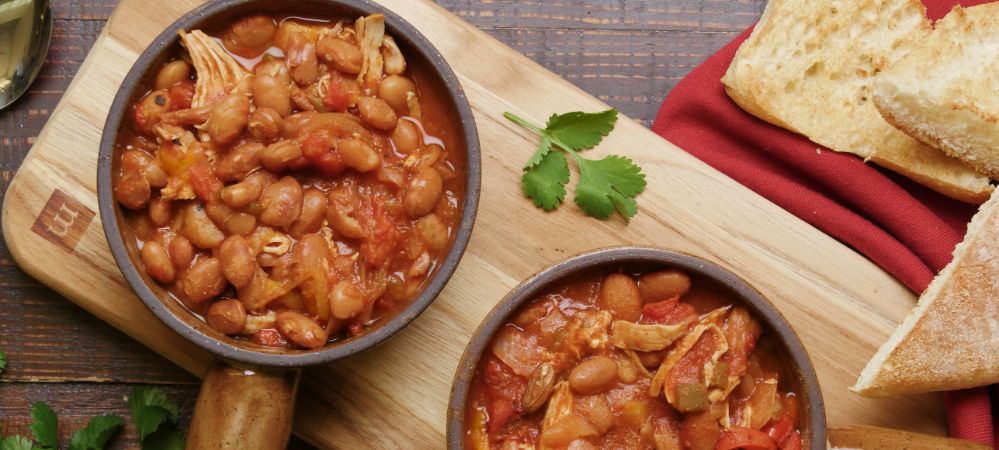 Instant Pot Chicken Fajita Chili Recipe and Video