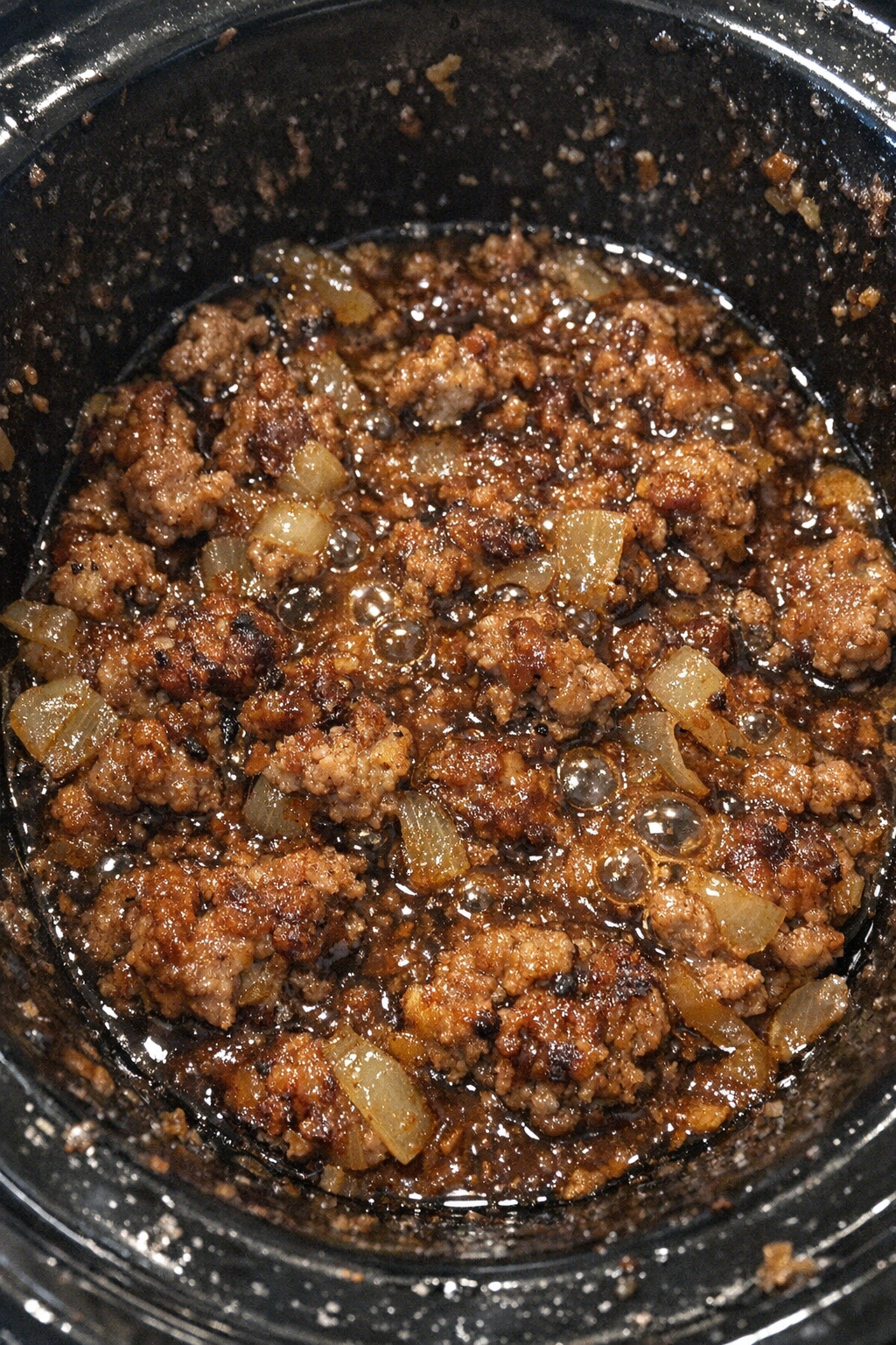 Finished slow cooker summer sizzle in crock