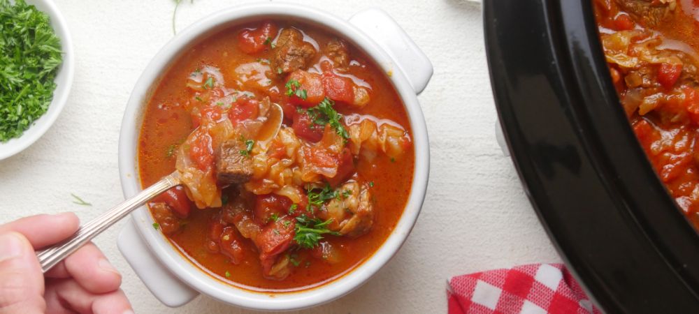 Tired Of Canned Soup? You're Going To Love This Slow Cooker Chunky Beef Soup Recipe Recipe and Video